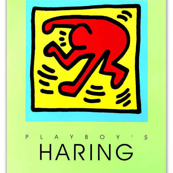 KEITH HARING "Playboy" 1990 - Silkscreen