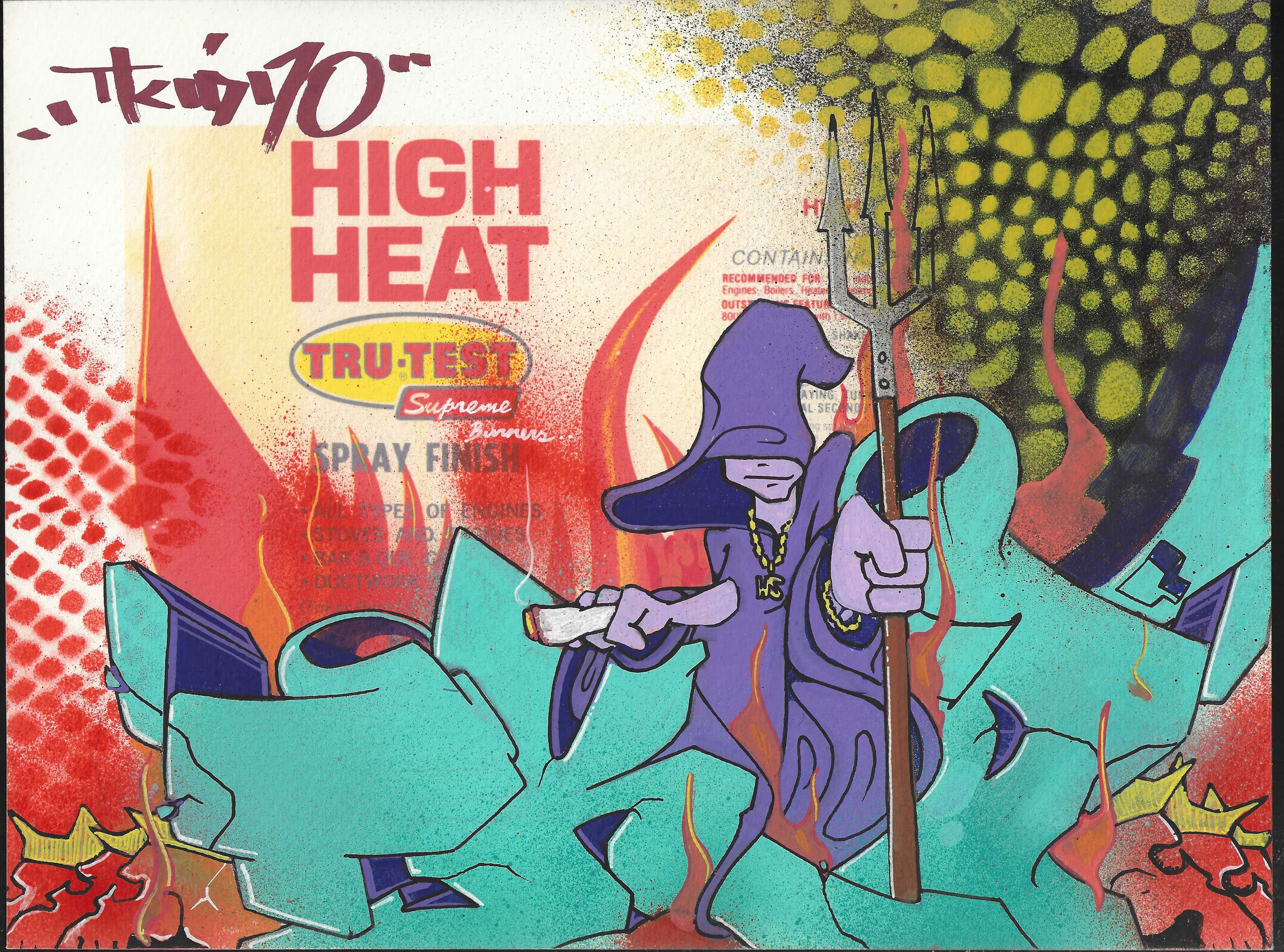 TKID- "High Heat"Printed Label