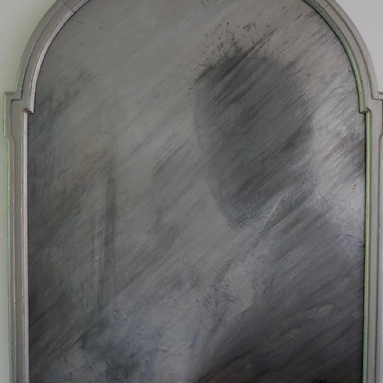 Richard Hambleton "Silver Shadow head " Painting