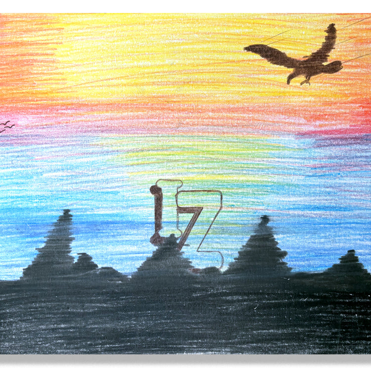 IZ THE WIZ -"Untitled" Large Drawing