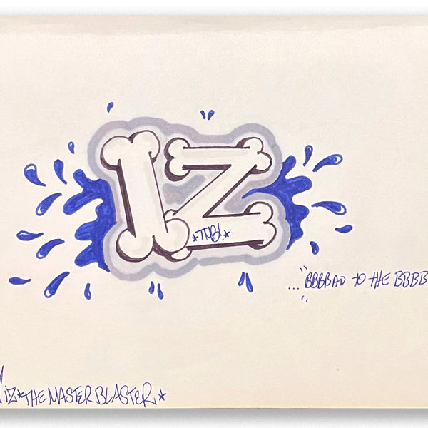 IZ THE WIZ -"Bad to the Bone" BB Drawing