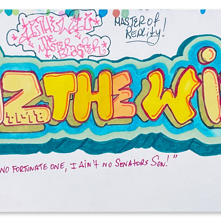 IZ THE WIZ -"IZ THE WIZ " Drawing