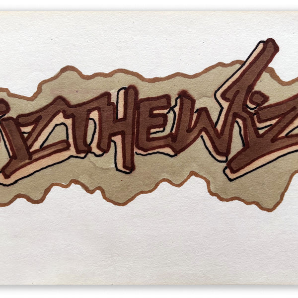 IZ THE WIZ -"IZ THE WIZ"  1987 BB Drawing