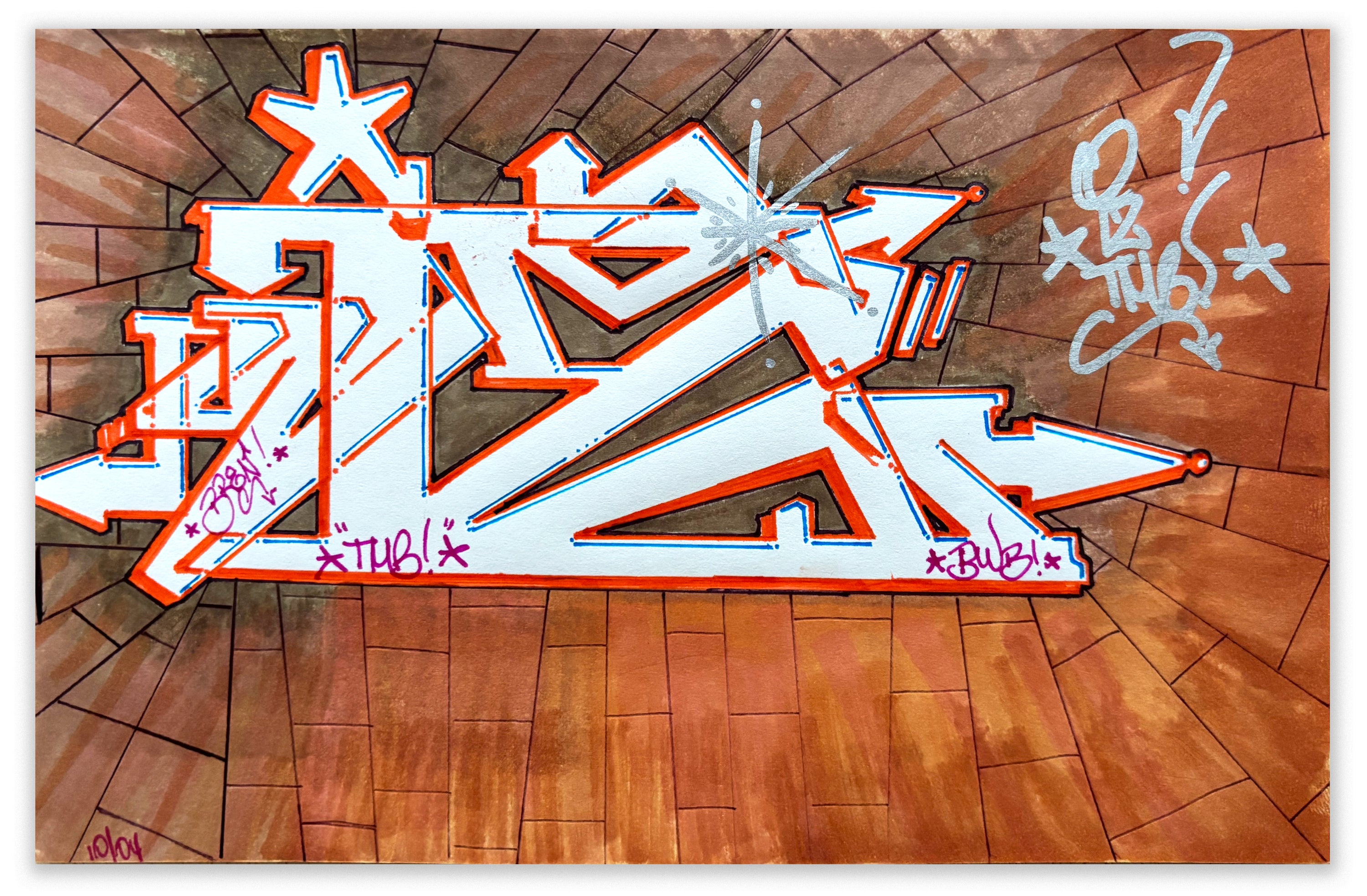 IZ THE WIZ -"IZ "  BB Drawing