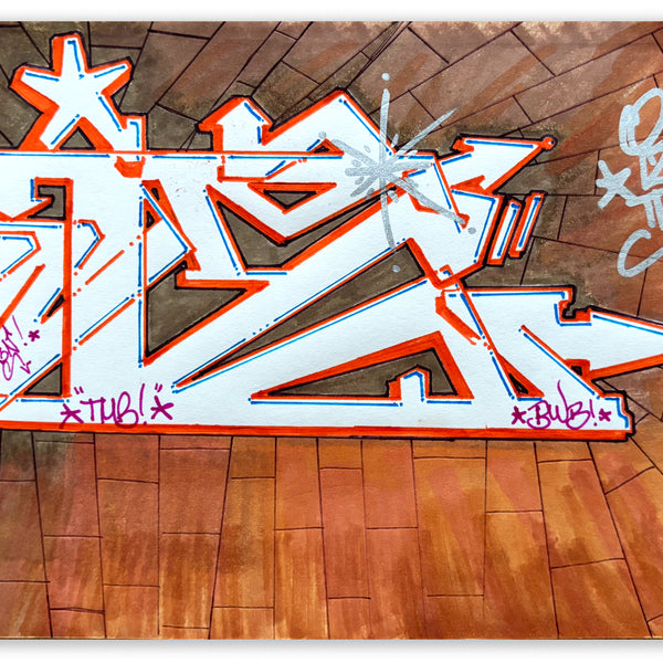 IZ THE WIZ -"IZ "  BB Drawing