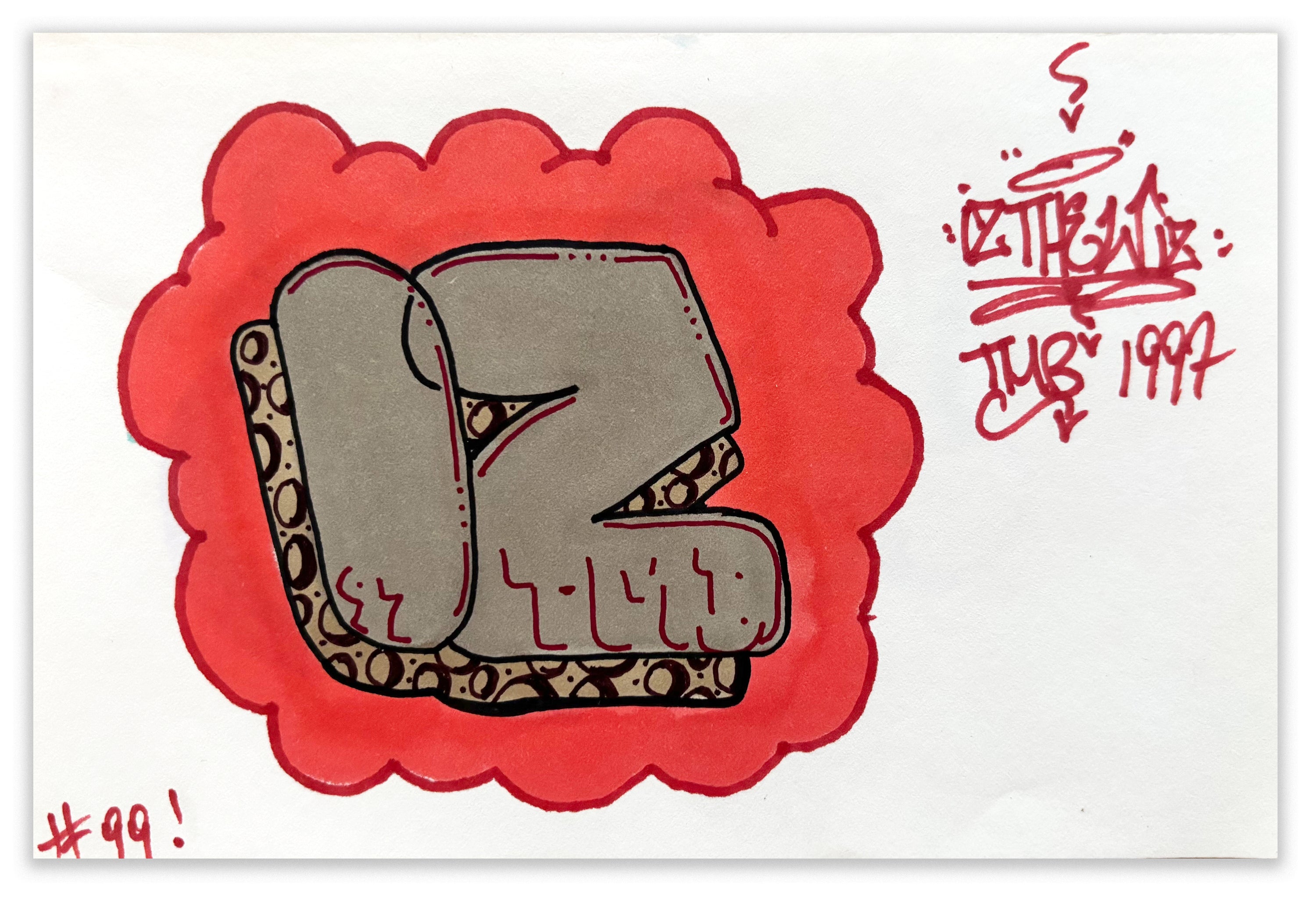 IZ THE WIZ -"Classic IZ" Drawing