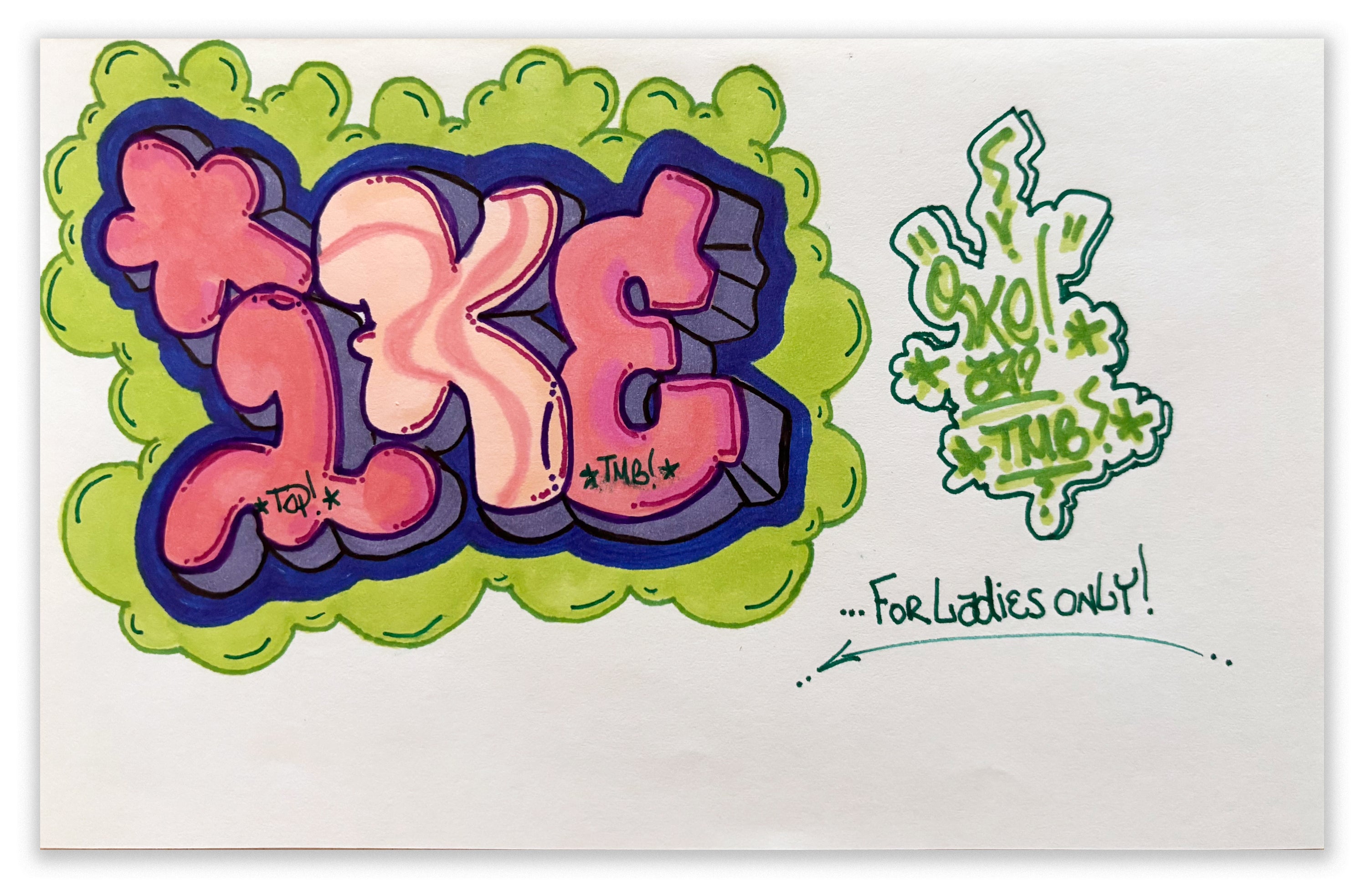 IZ THE WIZ -"IKE" BB Drawing