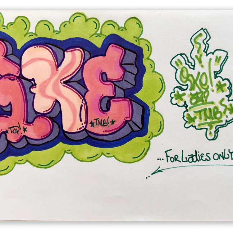 IZ THE WIZ -"IKE" BB Drawing