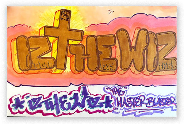 IZ THE WIZ - "IZ THE WIZ" BB Drawing