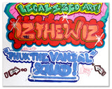 IZ THE WIZ -"Legalized Art" Large Drawing