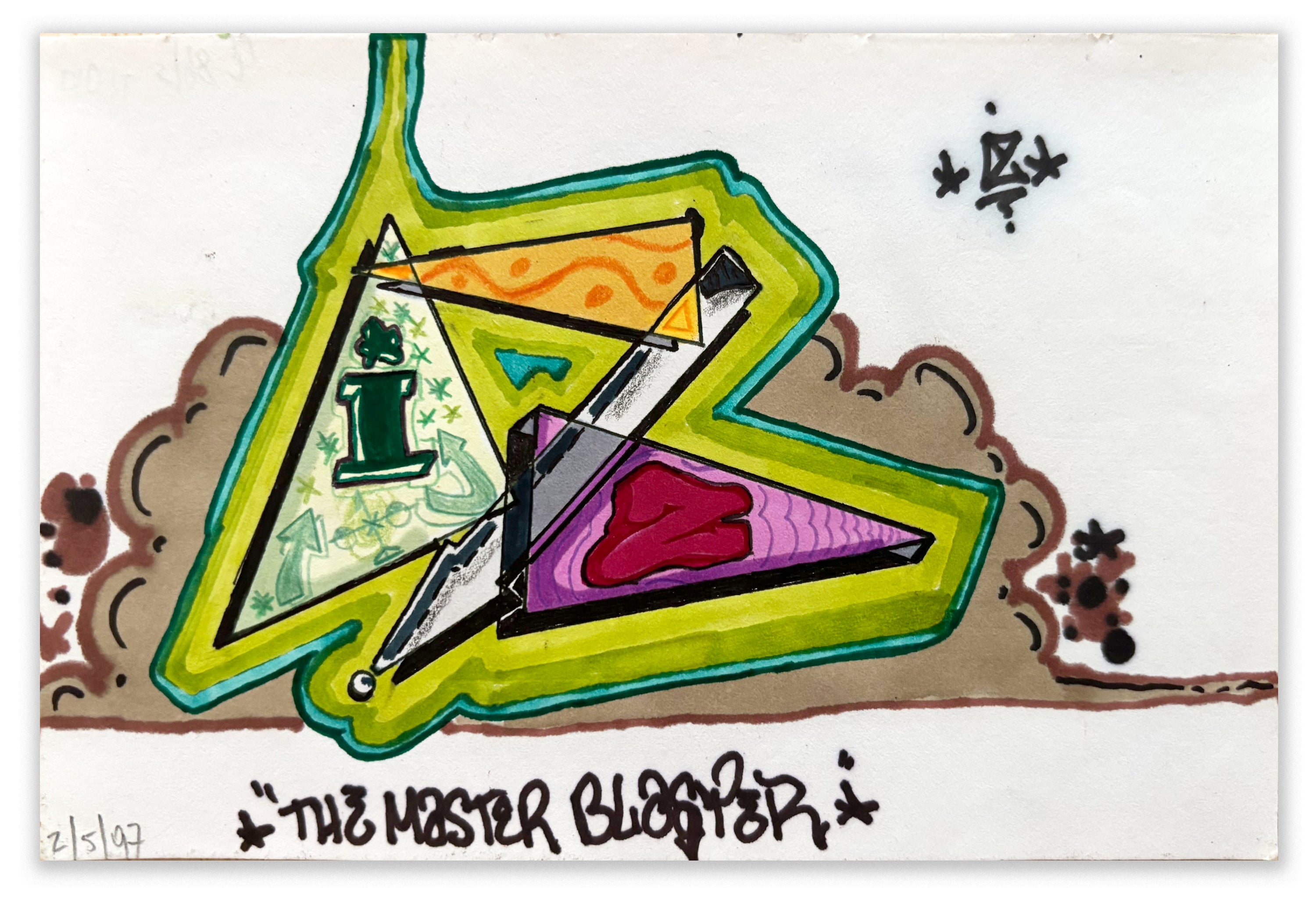 IZ THE WIZ -"The Master Blaster " Drawing