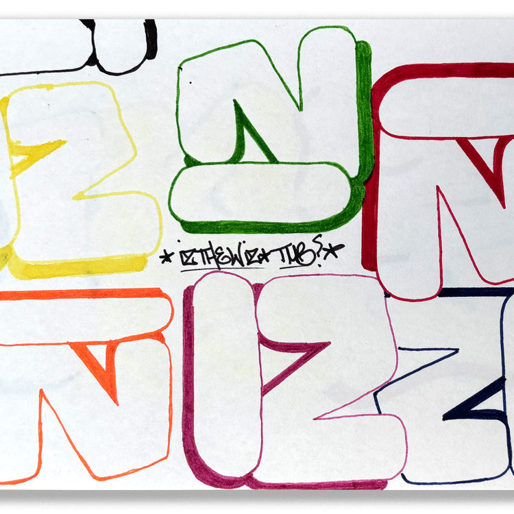IZ THE WIZ -"Multi IZ" Drawing