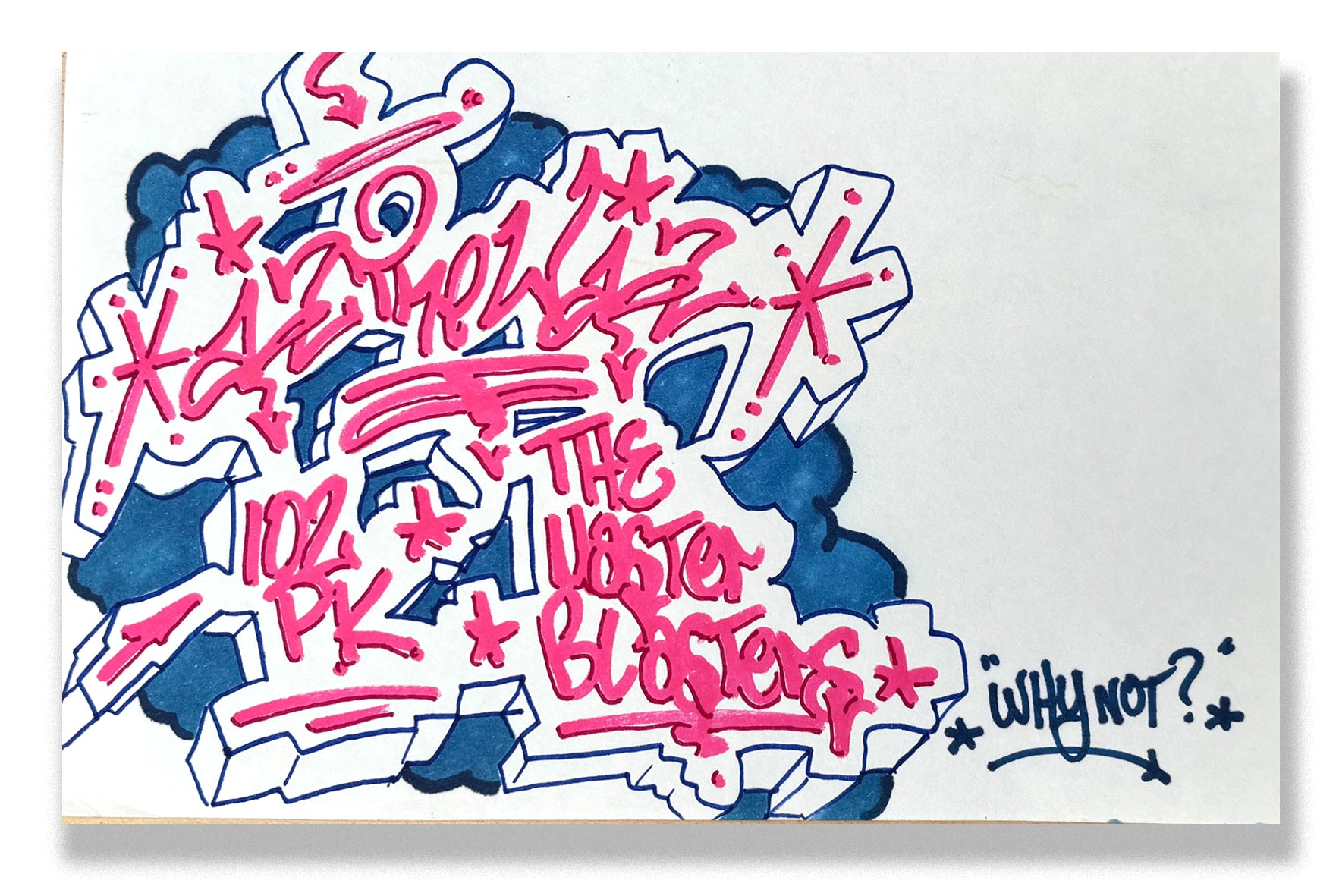 IZ THE WIZ -"Why Not?" BB Drawing