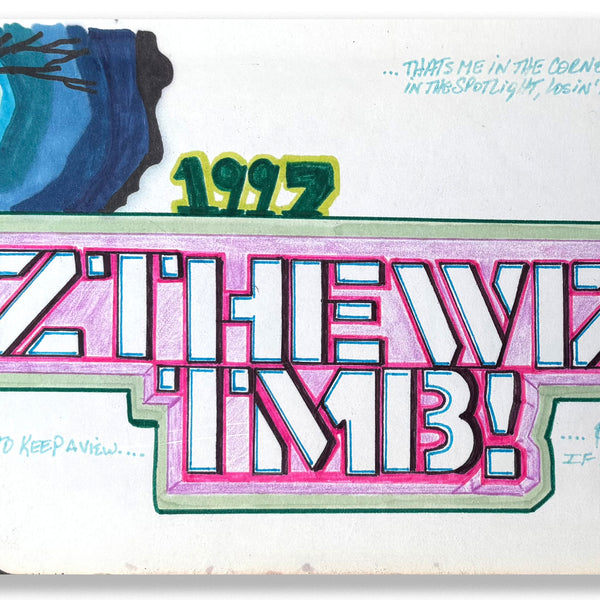 IZ THE WIZ -"1977" BB Drawing