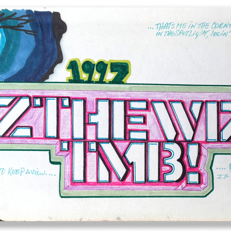 IZ THE WIZ -"1977" BB Drawing