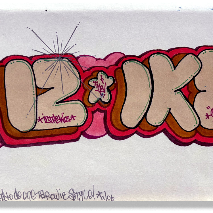 IZ THE WIZ -"IZ  and IKE" BB Drawing