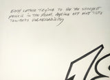 LEE Quinones "Each Letter" Drawing