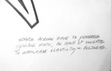 LEE Quinones "Each Letter" Drawing