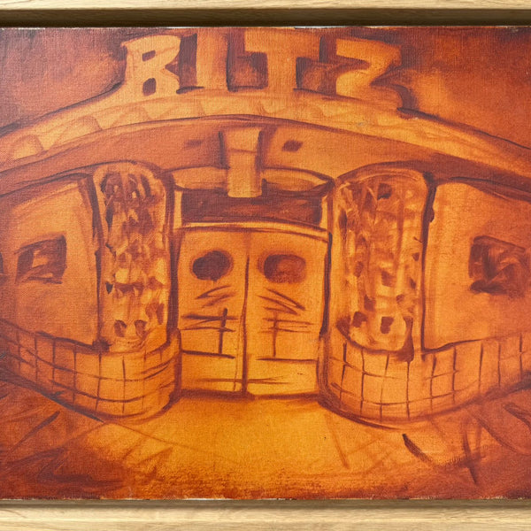 Martin Wong-"RITZ" Painting Circa 1975