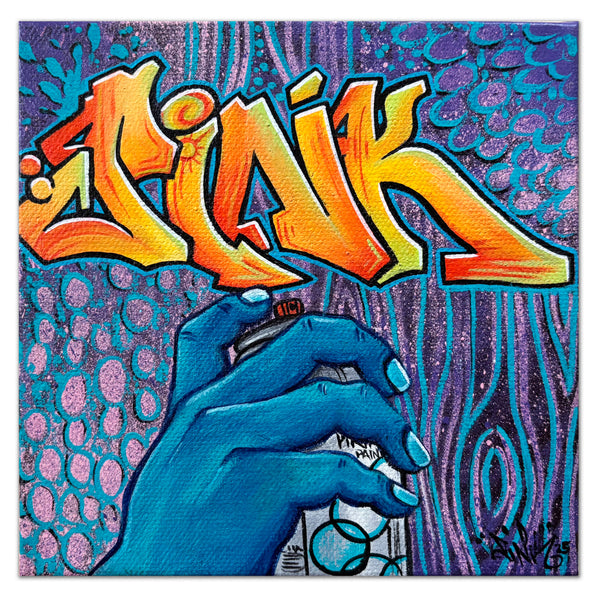 LADY PINK - "PINK Hand" Painting