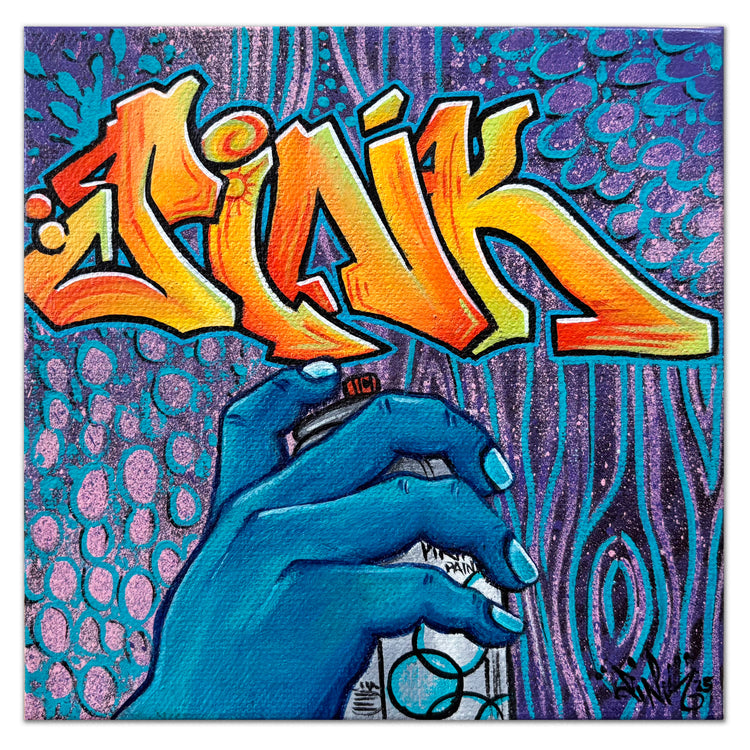 LADY PINK - "PINK Hand" Painting