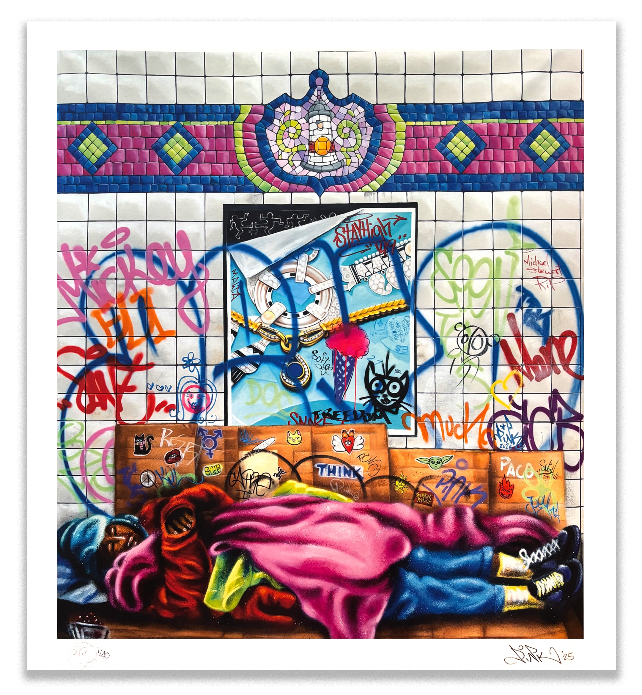 LADY PINK- "The Great Indoors" Print