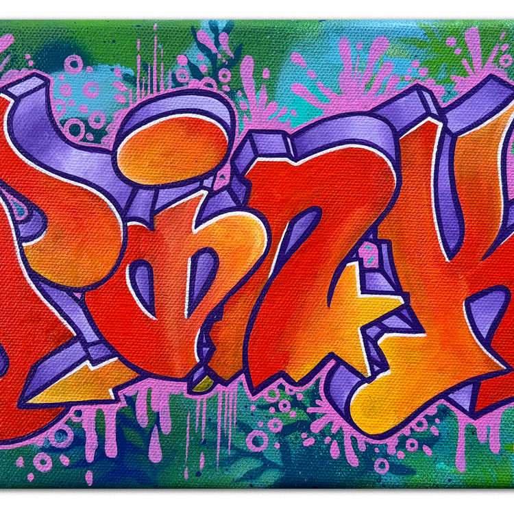 LADY PINK - "Pink Piece" Painting.