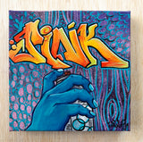 LADY PINK - "PINK Hand" Painting