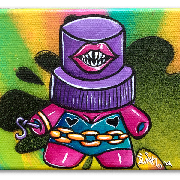 LADY PINK -  "Spray Cap Killa" Painting
