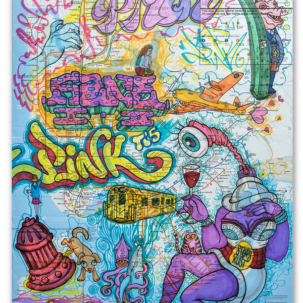 LADY PINK - "Pink SubwayMap 3"
