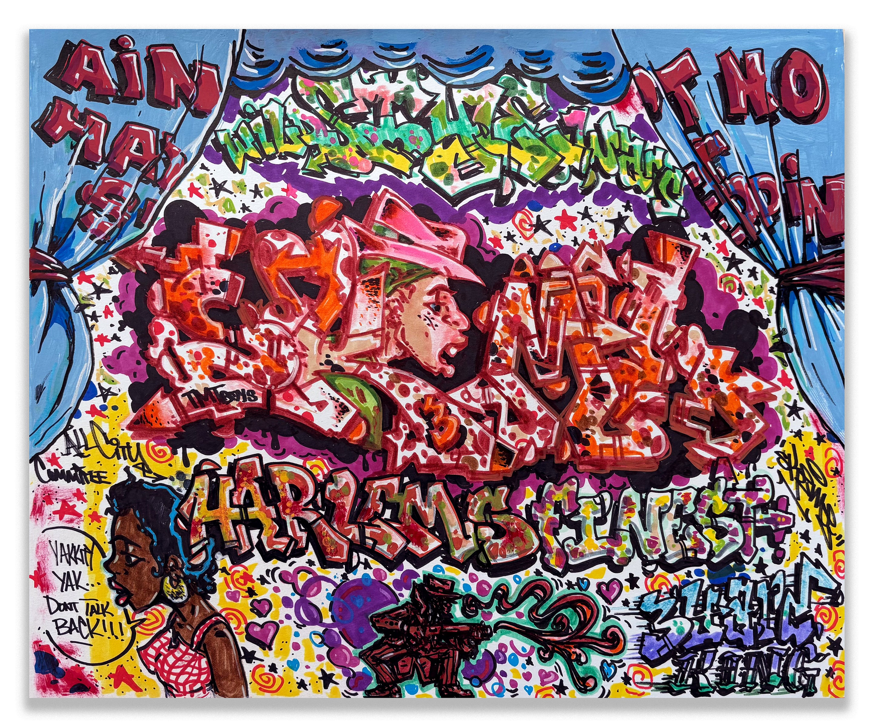 SKEME- "Curtains" Drawing