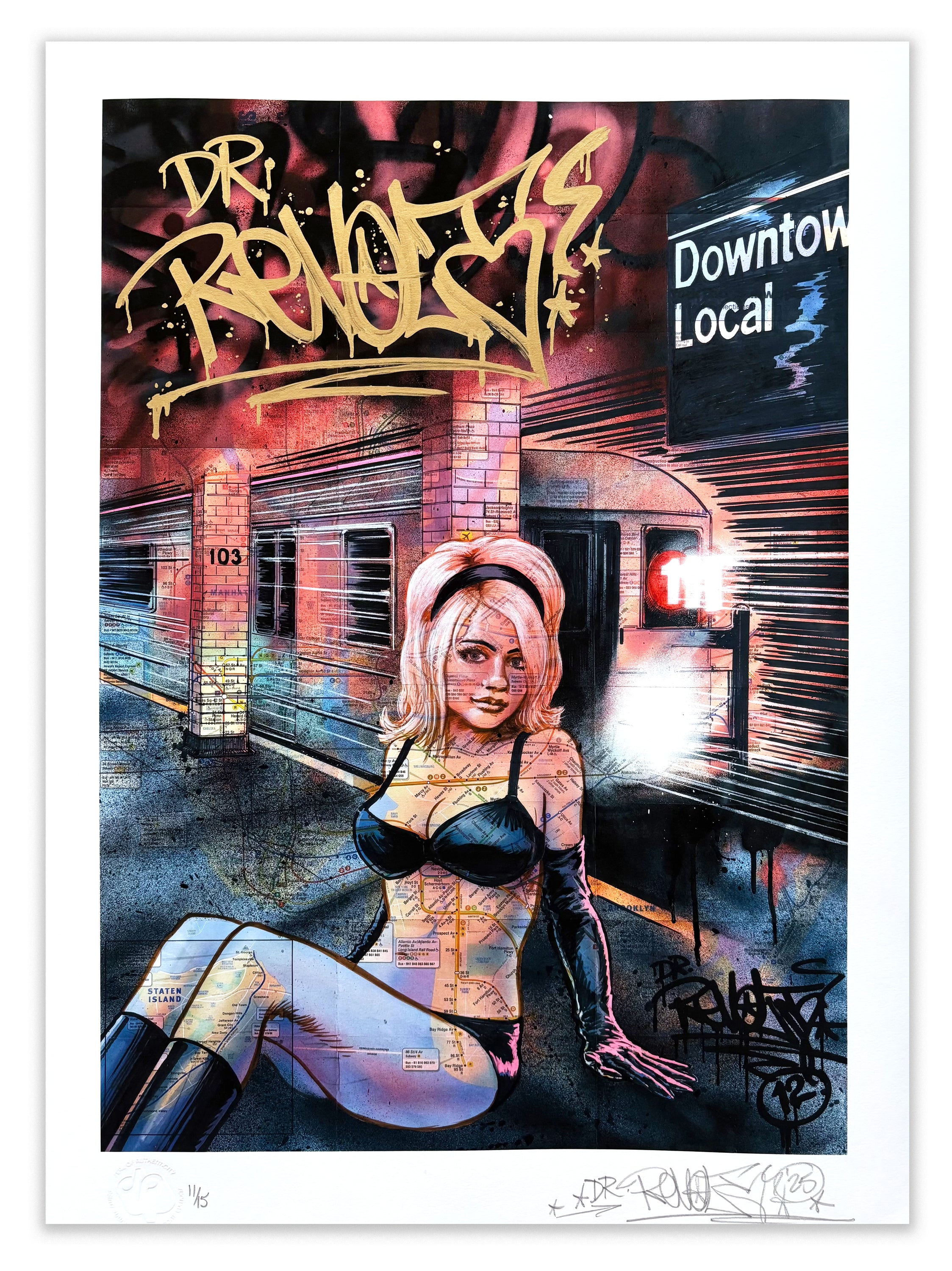 REVOLT  - "Miss Subway 103" Special Editon Print