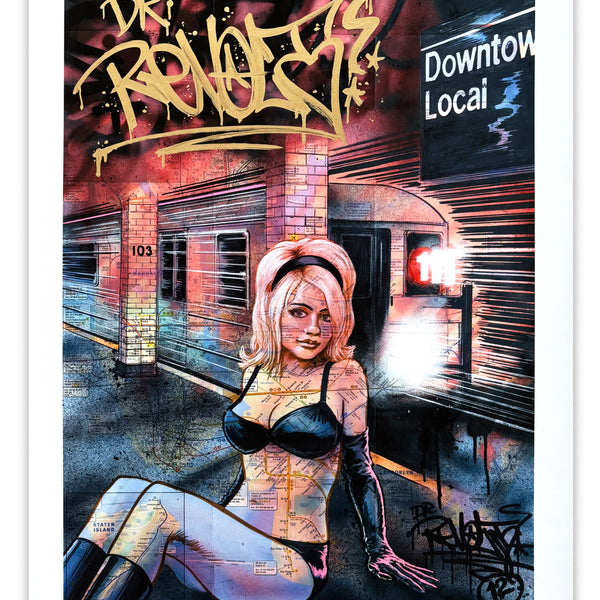 REVOLT  - "Miss Subway 103" Special Editon Print