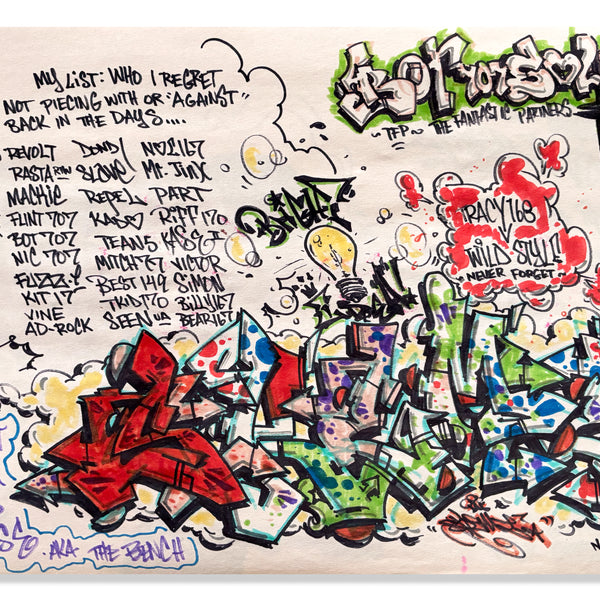 SKEME- "No Regerts" Drawing