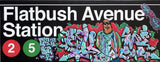 SKEME -"Flatbush Ave Station" Sign Painting