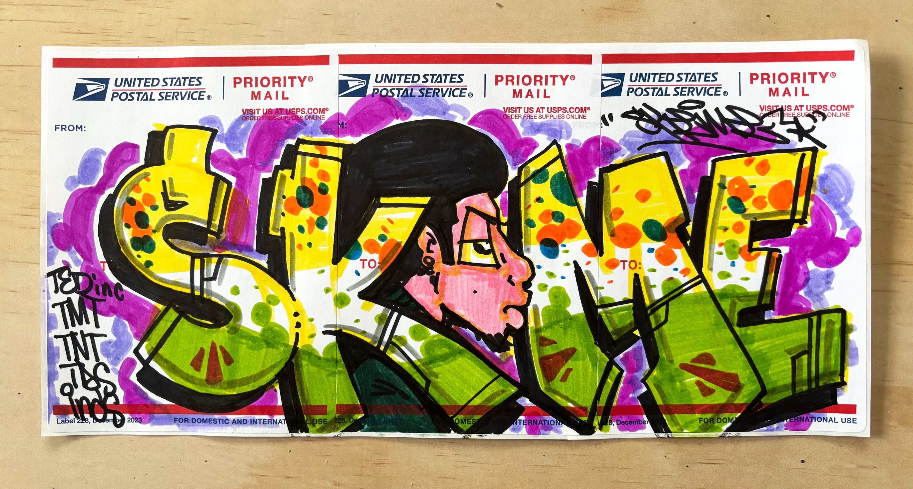 SKEME- "Classic" 3 panel slap