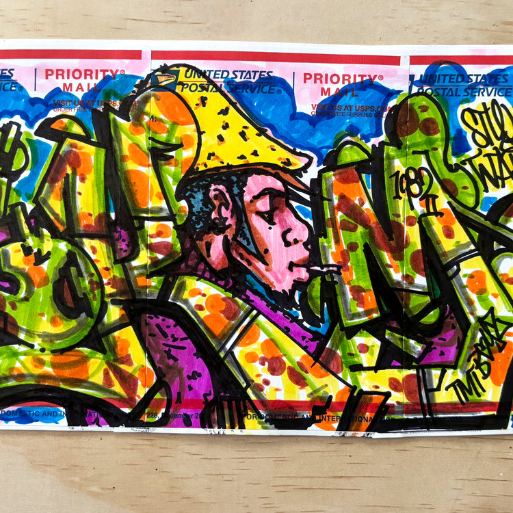 SKEME- "Fuzzy Wuzzy" 3 panel slap