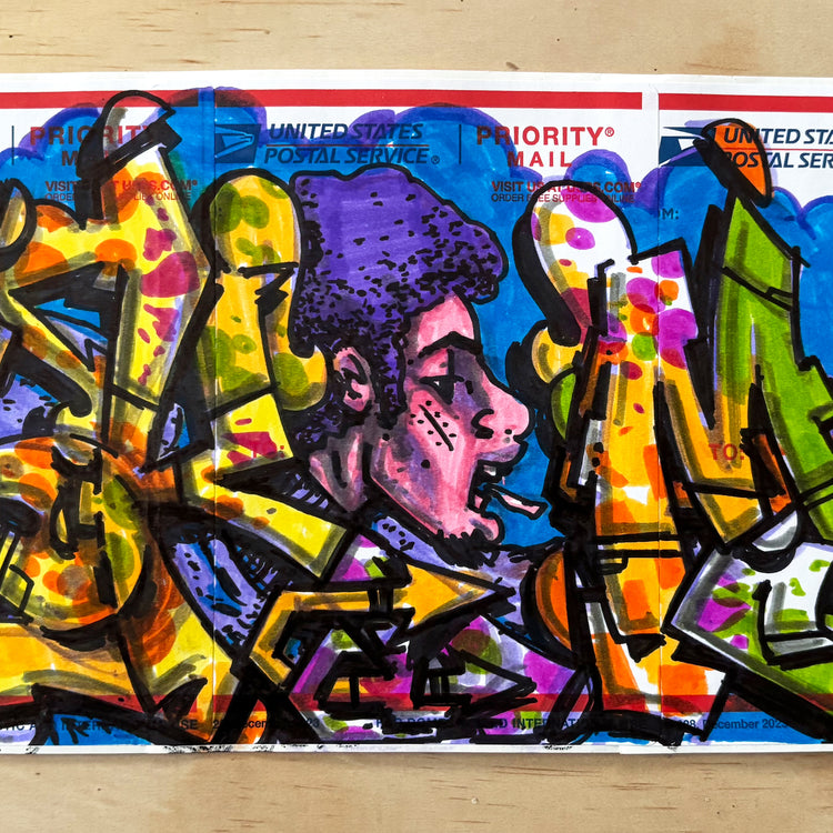 SKEME- "Double Up" 3 panel slap