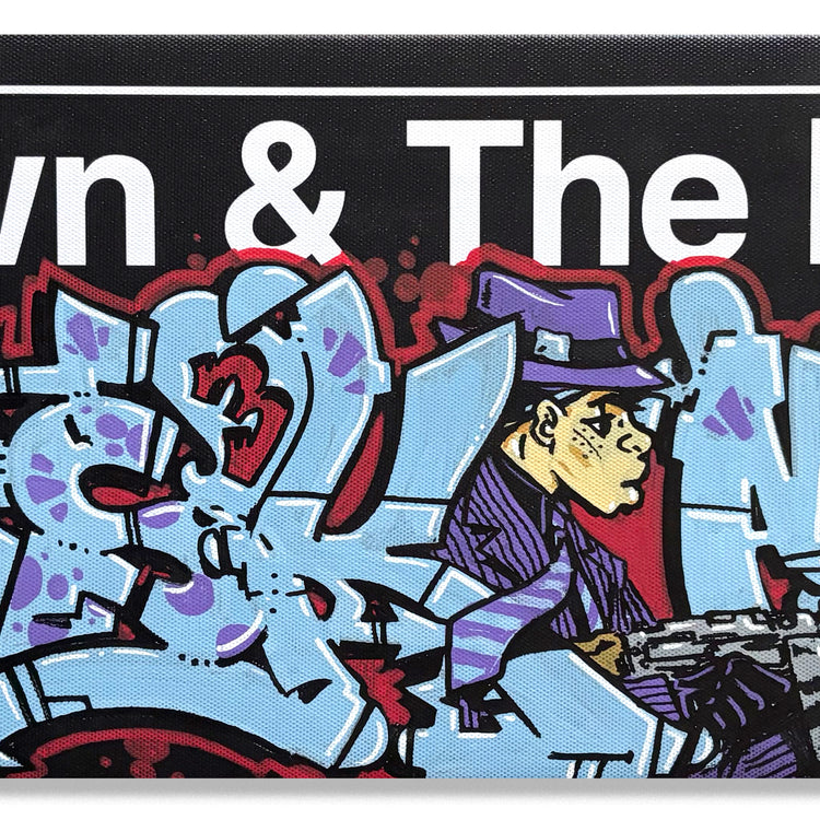 SKEME -"Uptown & The Bronx" Painted Sign