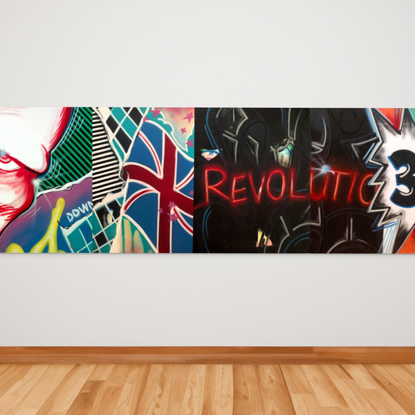 CRASH - "Revolution" (triptych), 1985
