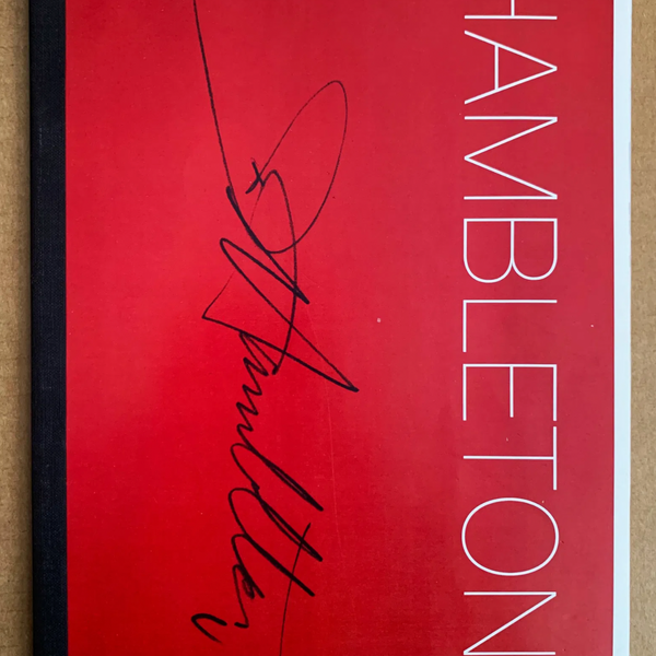 Richard Hambleton Hand Signed Catalog