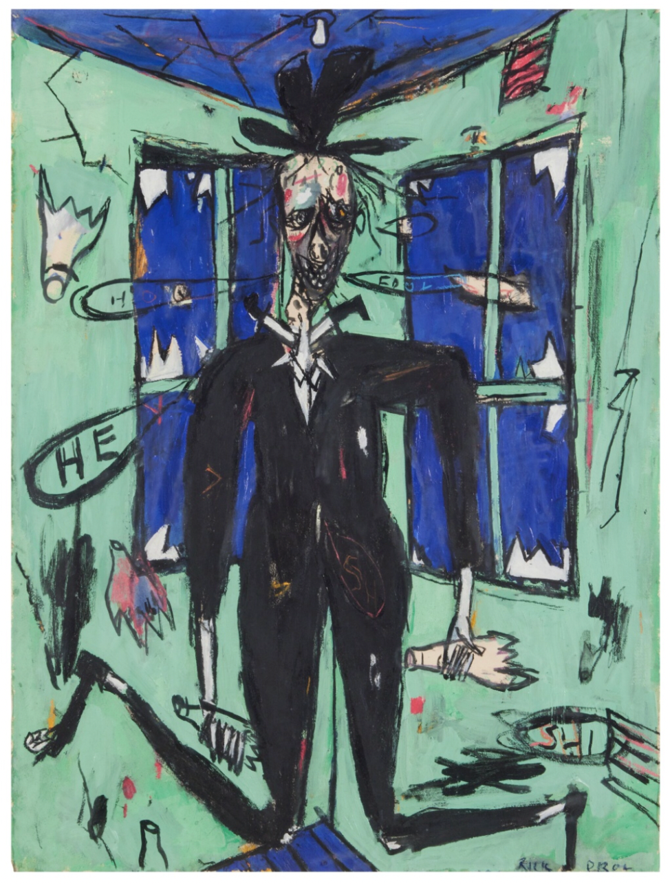 Rick Prol -  "Untitled" - Painting 1983