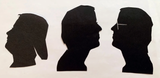 Richard Hambleton "silhouettes" Hand cut