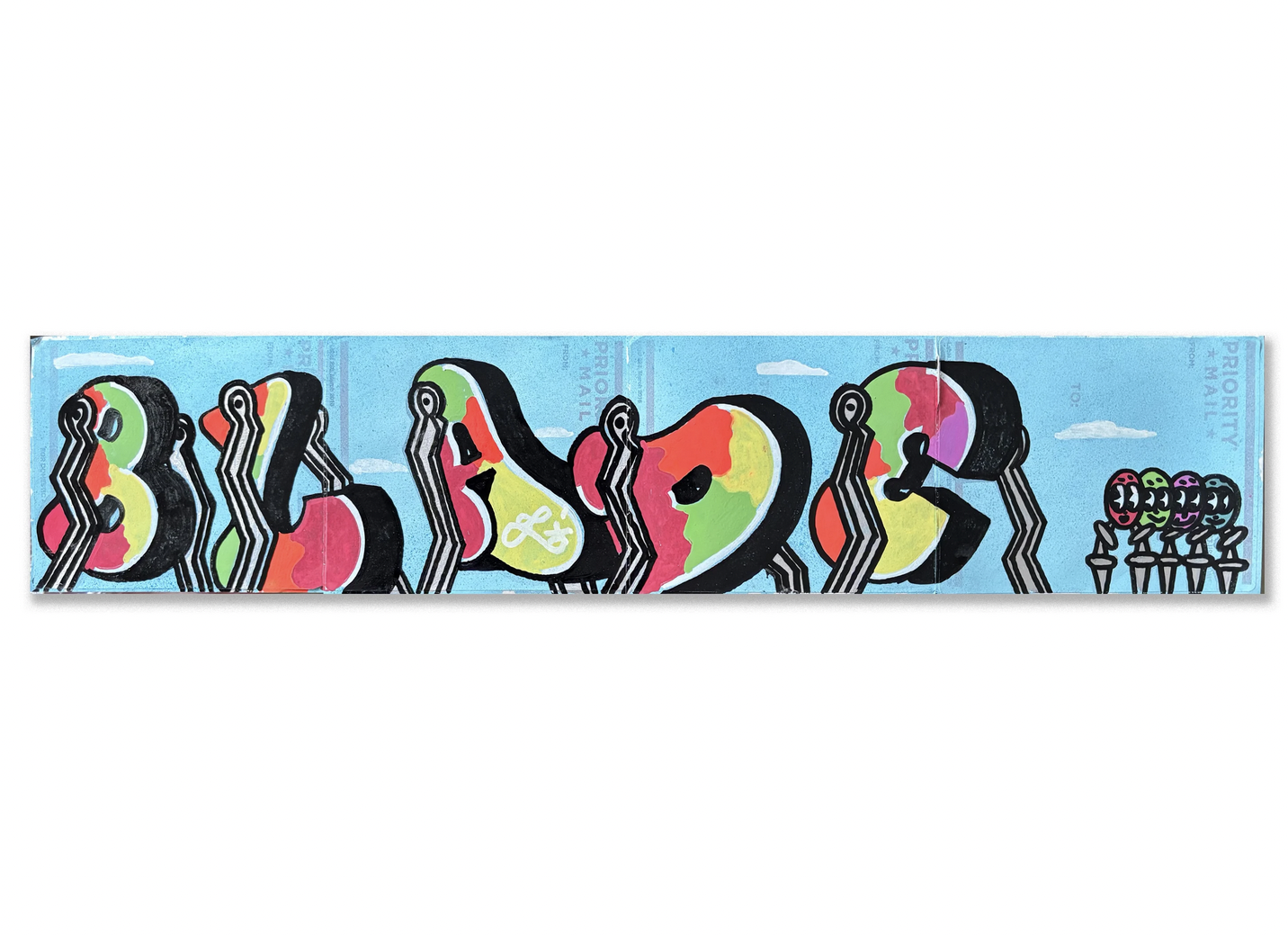 BLADE - "Walking Letters" 4 panel Slap