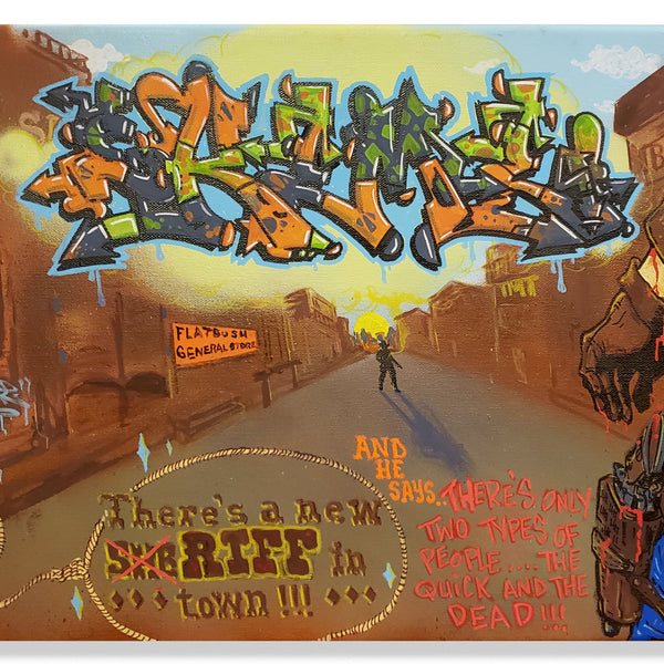 SKEME - "Sundown Town" Painting