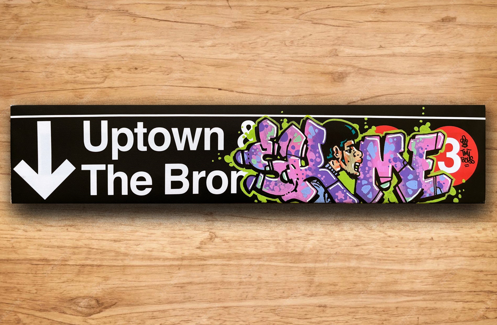 SKEME -"TMT Boys"Painted Sign