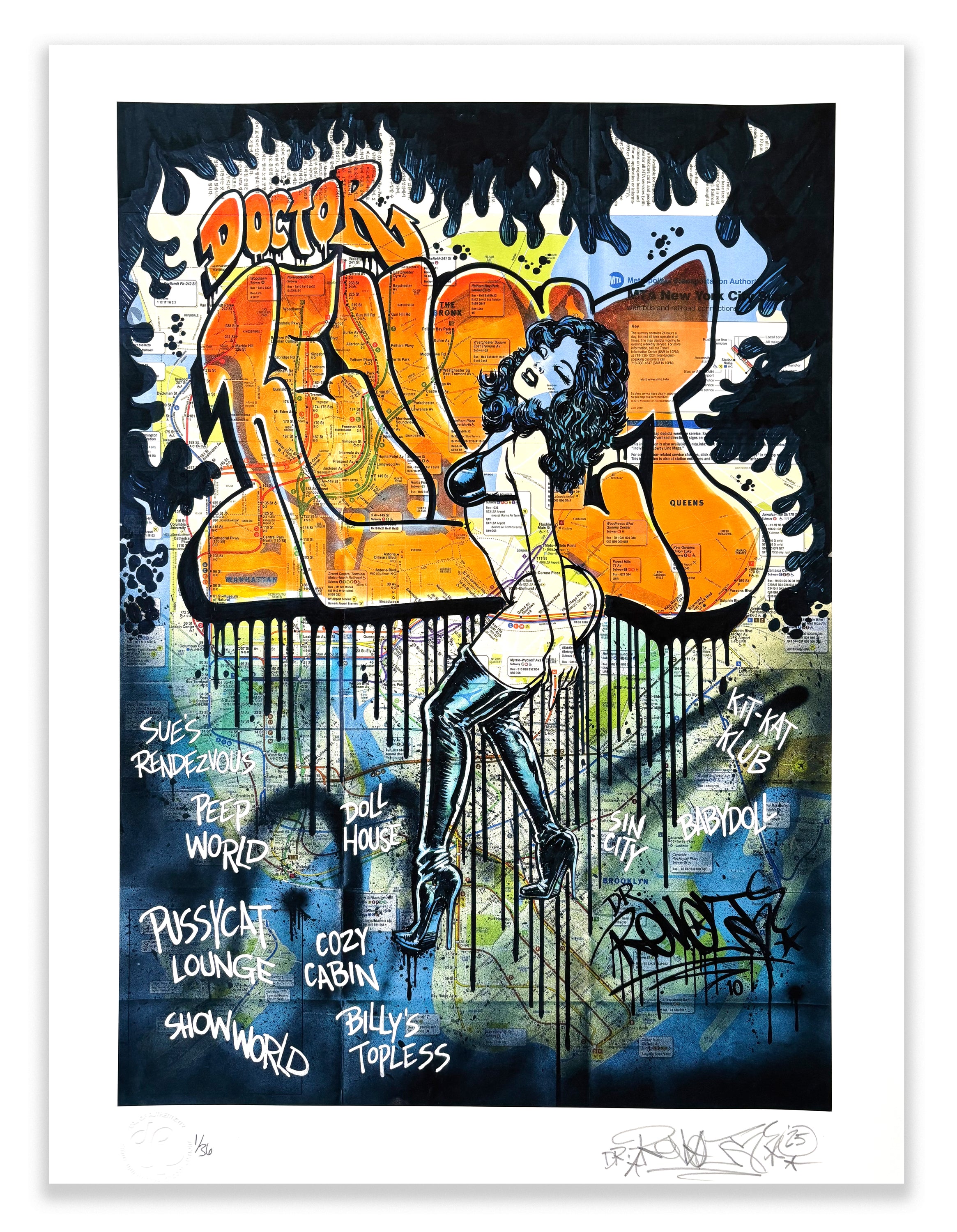 REVOLT  - "Miss Subway III" Print