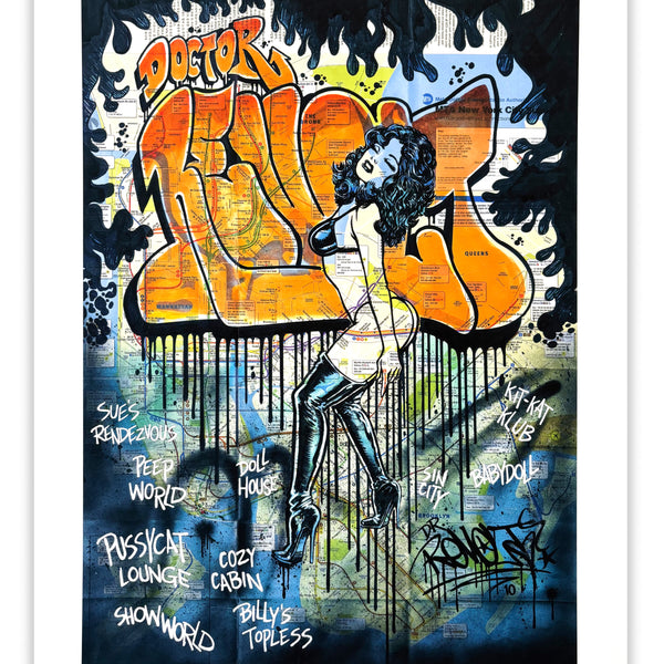 REVOLT  - "Miss Subway III" Print