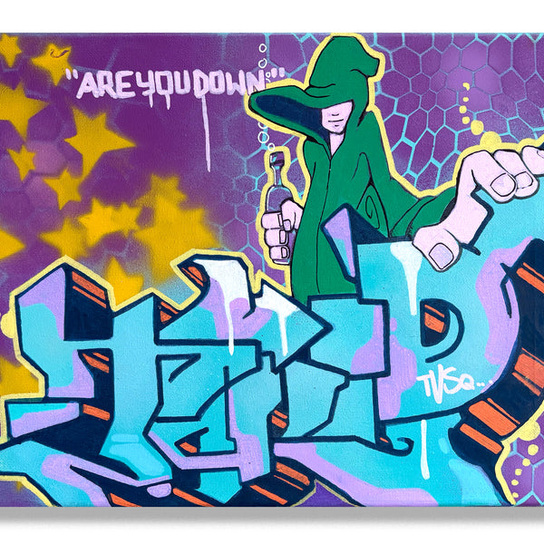 T-KID 170  - "Are You Down" Painting