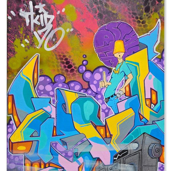 TKID- "Music is the Message" Painting